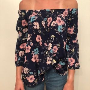 off the shoulder blouse